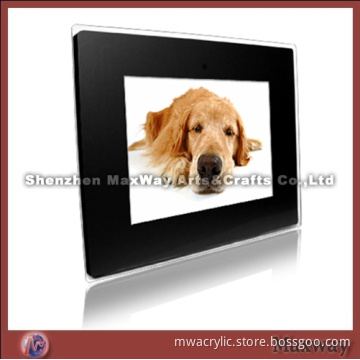 10 Inch Clear Black Acrylic Photo/Picture Frame